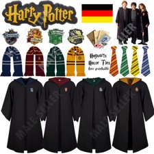Harry Potter Kostüm Robe Umhang Krawatte Gryffindor Slytherin Zauberstab Schal