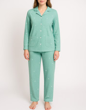 Jersey  Damen Pyjama mit