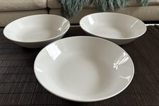 IKEA 22610 Portuga FÄRGRIK -alte Serie-weiß 3 x Suppenteller Ø 22 cm H 5 cm