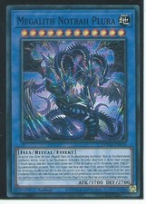 YU GI OH MEGALITH NOTRAH PLURA  DOOD-DE034  SUPER RARE 1.AUFLAGE