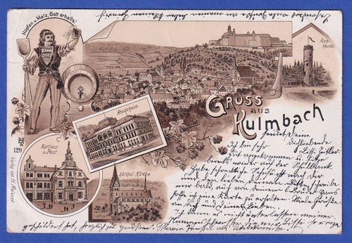 Alte kulmbach ortsansichten - alte,