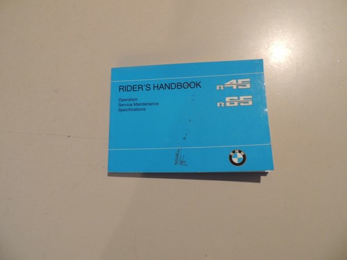 Owner rider handbook - s, s