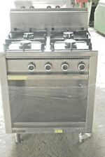 EKU Gastronomie Herd Gasherd 60-GST-4 Eingestellt auf Flüssiggas, 50mbar   (LW)