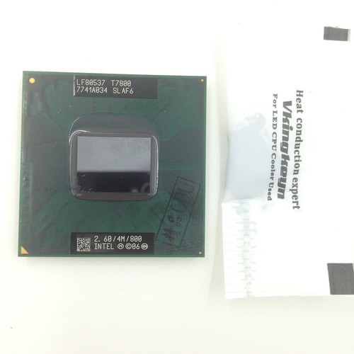 Intel core duo t7800 - 2, 2.6