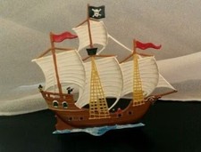 Schiff Zinnfigur Piratenschiff