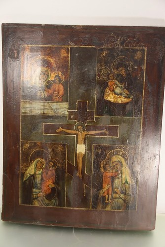 Antike russische ikone - russische,