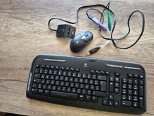 Tastatur + Maus Drahtlose Logitech EX110 Keyboard Cordless desktop EX 110