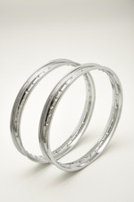 Paar Chromstahlfelgen Ganna