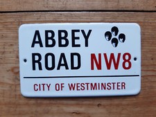 Blechschild "Abbey Road"