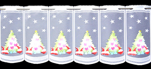 Weihnachtsgardine wichtel - weihnachtsgardine,