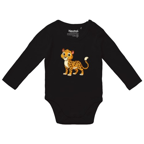 Baby body leopard comic - leopard,