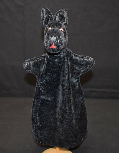 Handpuppe schnauzer hund - schnauzer,