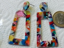 Ohrstecker  bunt Hänger