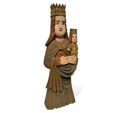 ANDRZEJ CICHON Polen polnisch Naive Kunst Madonna  ca. 2000