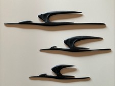 3 x 50er 60er Vogel Reiher
