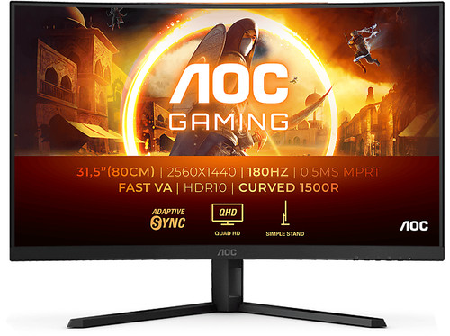 Aoc cq32g4ve zoll - aoc, 31,5