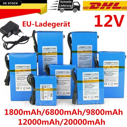 12v dc1800 20000mah tragbarer - 12v,