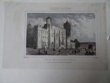 Stahlstich "La Tour Blanche a