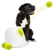 ALL FOR PAWS Automatischer Ballwerfer, mit 3pcs Tennisbälle (2.5'') Hunde Ball