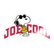 Peanuts Snoopy Joe Cool Sonnenbrille Aufkleber Sticker, max. 10 x 10 cm