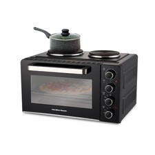 Hamilton Beach, Minibackofen mit Doppelkochplatte, 28L, HB28HDB