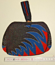 vintage Damenhandtasche Perlenstickerei antik Abendtasche