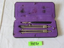 Original DDR Zirkelkasten Schul Reisszeuge Voigt Mühlhausen / Thür. Zirkel