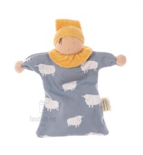 Alana Schmusetuch Puppe blau