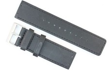 Marc O'Polo Uhrenarmband 22mm Leder Schwarz