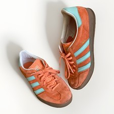 Adidas Gazelle Indoor Orange/Mint Größe 40 2/3 Sneaker/Sportschuhe Hallen/Fit