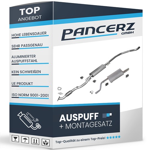 Auspuff für opel corsa 4 - auspuff,