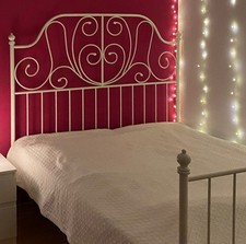 IKEA Bett Weiß Leirvik 140x200 cm