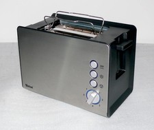 GT-Tds-eds01 Edelstahl Doppelschlitz Toaster 1000W 7 Stufen Brotaufsatz Blue LED
