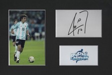 Pablo Aimar handsigniertes Reittier A4 Autogramm inkl. COA Argentinien