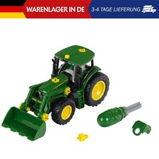 Theo Klein 3903 John Deere Traktor Spielzeug Frontlader Demontierbar Kinder 3+