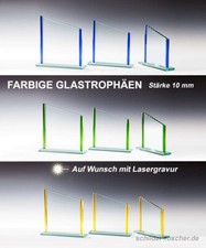 Glastrophäe / Auszeichnung /