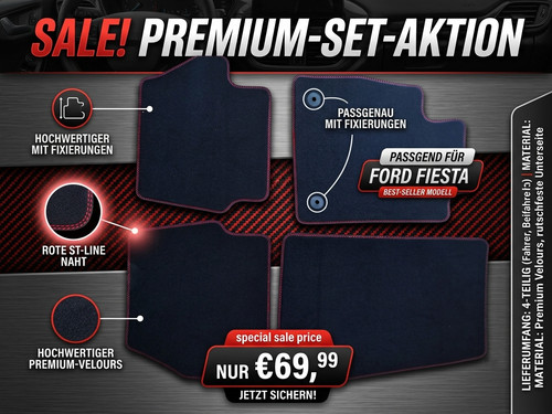 Original ford fußmatten set - original,