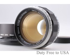 [NEUWERTIG mit Original Haube] Canon 50mm f/1.2 LTM L39 Leica Schraubmontage ...