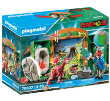 PLAYMOBIL Dinos 70507 Spielbox Dinoforscher Dinosaurier T-Rex Koffer SELTEN RAR