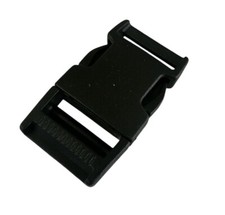 1 5 10 x Steckschnalle Verschluss 20 - 50 mm Gurtband Gurtschnalle Schwarz