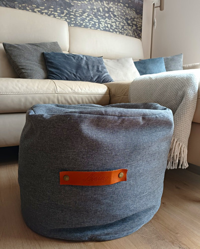 Runder pouf sitzhocker - pouf,