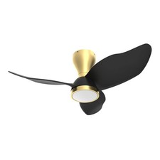 reiga Deckenventilator mit LED-Beleuchtung Fernbedienung Moderner Flügel