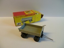 VEB Plastspielwaren  / ESPEWE MODELLE  1:87, Mini Car, Seitenkipp-Anhänger