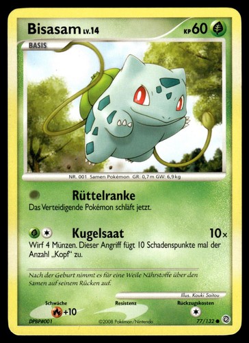 Bisasam pokemon - bisasam,