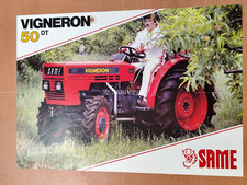 Same vigneron 50 Prospekt traktor tractor brochure 51