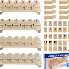 Rummy Kartenspiel Holz