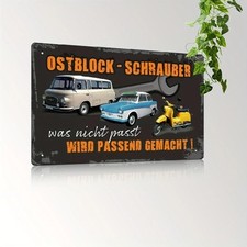 Blechschild Trabant Simson