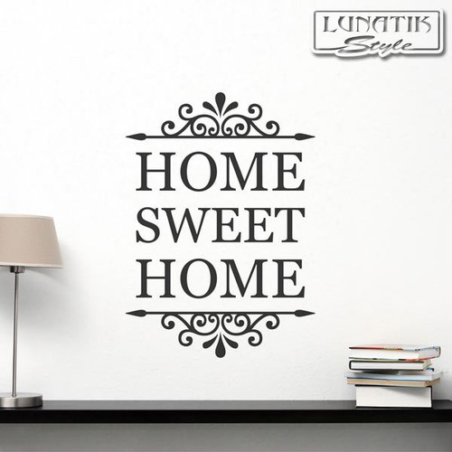 Wandtattoo home sweet - home,