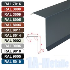 Ortgangblech Stahl verzinkt