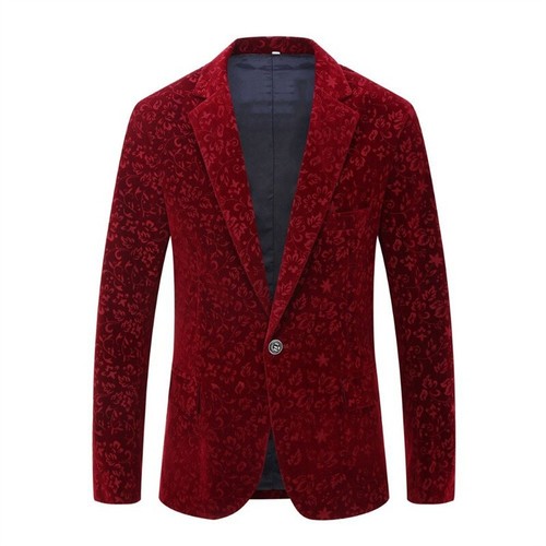 Herren jacquard samt - herren,